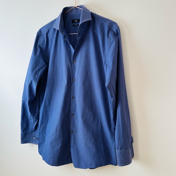 Boss Hugo boss plaid button down shirt - Picture 4 of 5